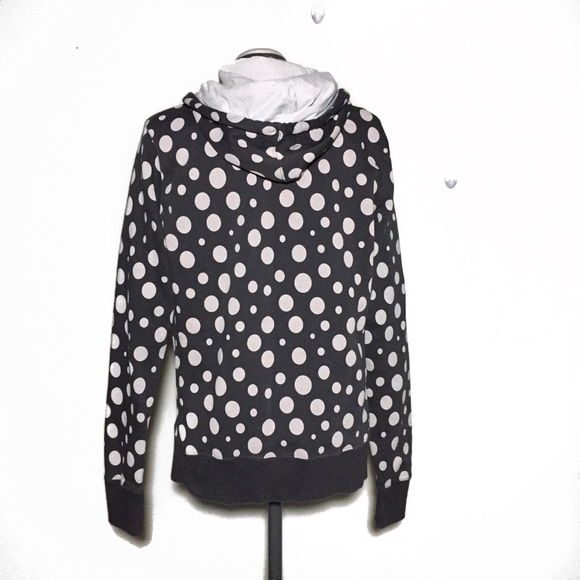 Nike Gray Polka Dot Kids Hoodie XL 16 18 - Picture 4 of 8